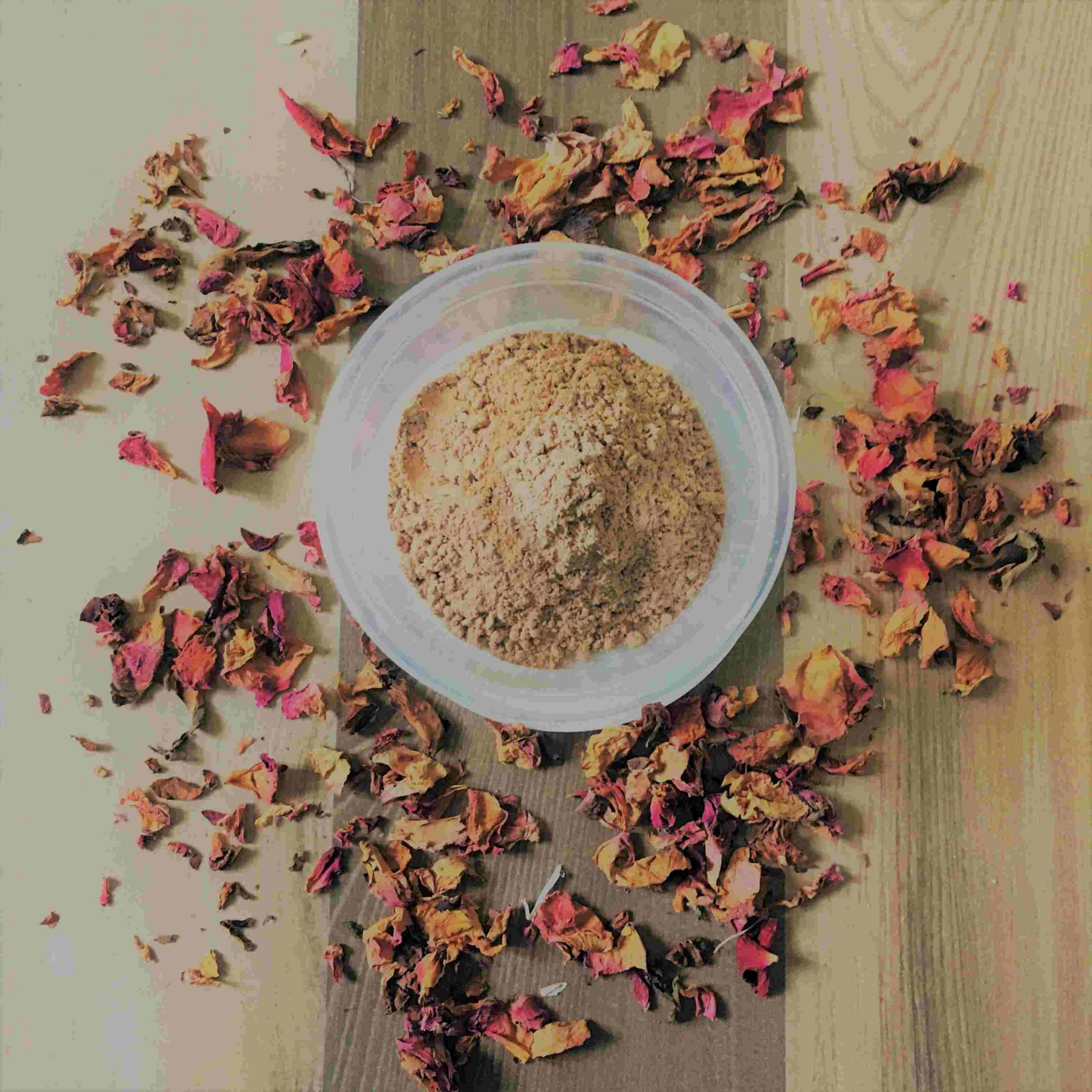 Roja Idhazh Podi/<br> Rose Petal Powder<br>(ரோஜா இதழ் பொடி)<br>50g